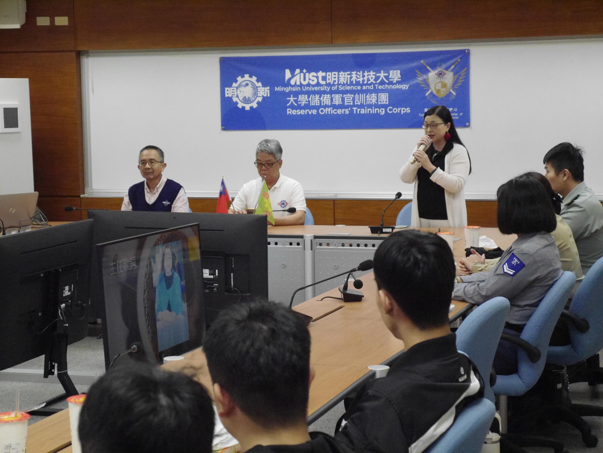 003.國軍人才培育中心許淑美主任勉勵同學恪遵校規谨慎交友