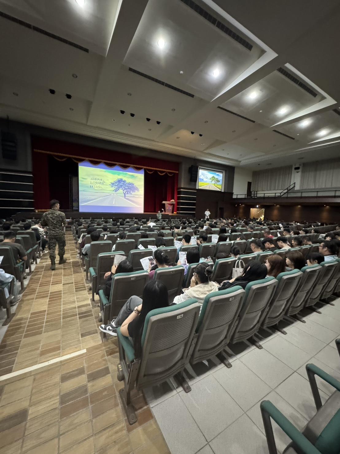 004.本校114學年度進修部新生始業式，ROTC招生宣導情形