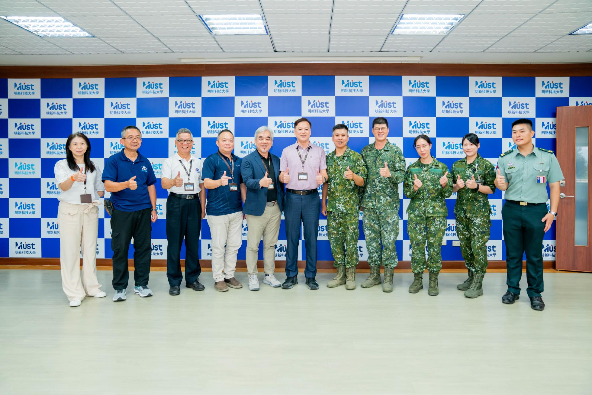 01.陸軍584旅政戰主任史上校來訪由劉副校長等親自接待