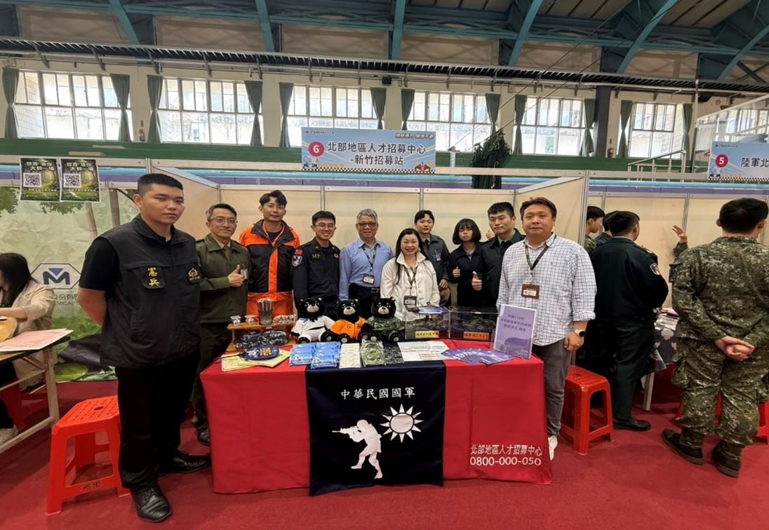 06.本活陸軍584旅等國軍7個不同領域部隊參加，亦提供畢業同學多重選擇